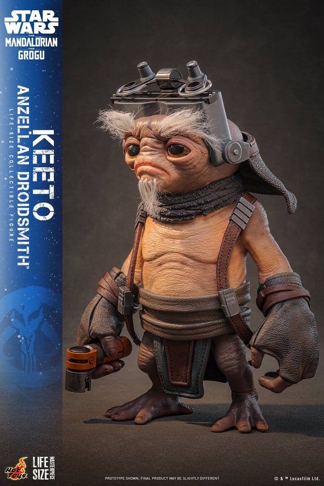 Star Wars: The Mandalorian & Grogu Life-Size Masterpiece Life-Size Figure Keeto (Anzellan Droidsmith) 26 cm Hot Toys
