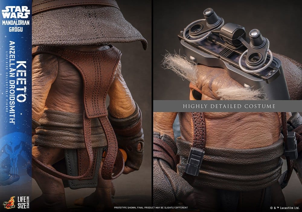 Star Wars: The Mandalorian & Grogu Life-Size Masterpiece Life-Size Figure Keeto (Anzellan Droidsmith) 26 cm Hot Toys