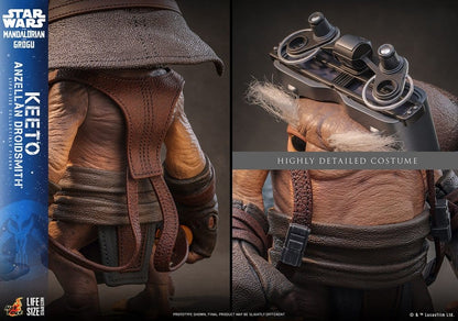 Star Wars: The Mandalorian & Grogu Life-Size Masterpiece Life-Size Figure Keeto (Anzellan Droidsmith) 26 cm Hot Toys