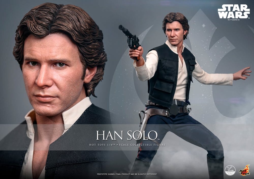 Star Wars Episode IV Action Figure 1/4 Han Solo 46  cm Hot Toys