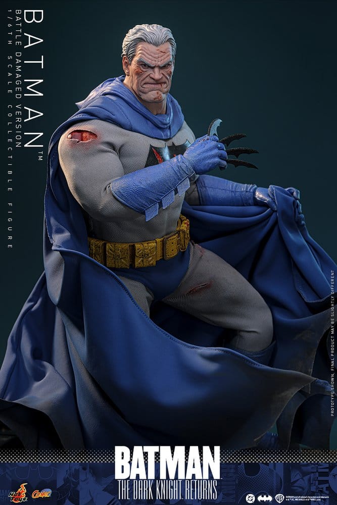 Batman: The Dark Knight Returns Comic Masterpiece Action Figure 1/6 Batman (Battle Damaged Version) 32 cm Hot Toys