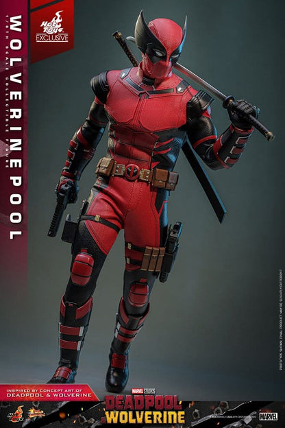 Deadpool & Wolverine Movie Masterpiece Action Figure 1/6 Wolverinepool Hot Toys Exclusive 31 cm