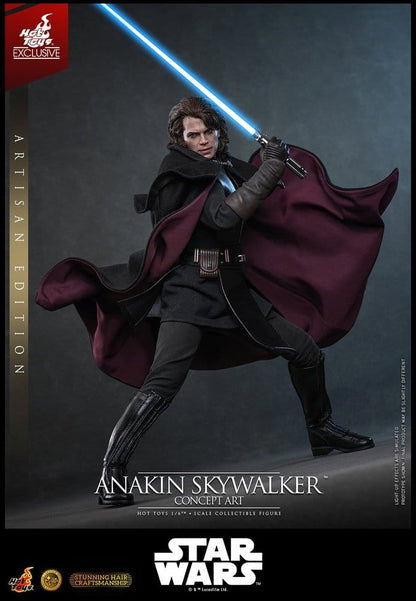 Star Wars Episode III: Revenge Of The Sith Movie Masterpiece Action Figure 1/6 Anakin Skywalker (Concept Art Version) (Artisan Edition) Hot Toys Exclusive 31 cm