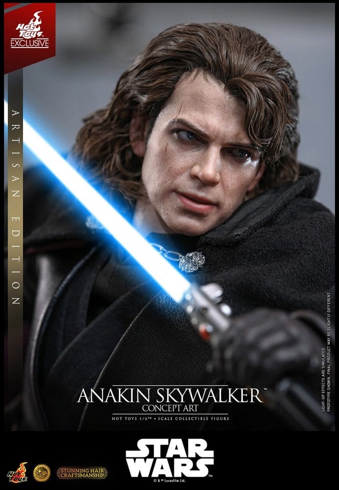 Star Wars Episode III: Revenge Of The Sith Movie Masterpiece Action Figure 1/6 Anakin Skywalker (Concept Art Version) (Artisan Edition) Hot Toys Exclusive 31 cm