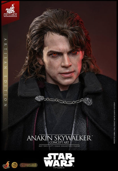 Star Wars Episode III: Revenge Of The Sith Movie Masterpiece Action Figure 1/6 Anakin Skywalker (Concept Art Version) (Artisan Edition) Hot Toys Exclusive 31 cm
