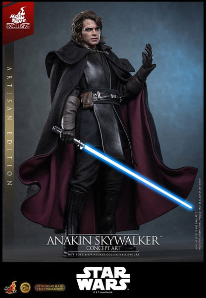 Star Wars Episode III: Revenge Of The Sith Movie Masterpiece Action Figure 1/6 Anakin Skywalker (Concept Art Version) (Artisan Edition) Hot Toys Exclusive 31 cm