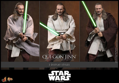 Star Wars: The Phantom Menace Movie Masterpiece Action Figure 1/6 Qui-Gon Jinn (Artisan Edition) Hot Toys Exclusive 32 cm