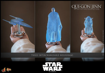 Star Wars: The Phantom Menace Movie Masterpiece Action Figure 1/6 Qui-Gon Jinn (Artisan Edition) Hot Toys Exclusive 32 cm