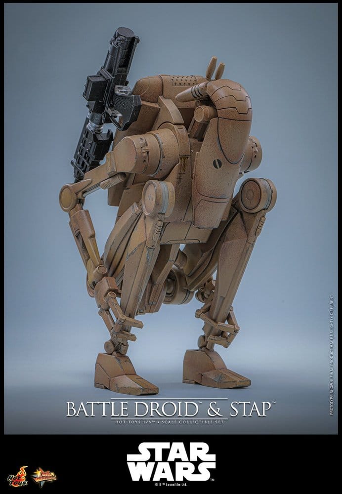 Star Wars: The Phantom Menace Movie Masterpiece Action Figure Set 1/6 Battle Droid & STAP 32 cm Hot Toys
