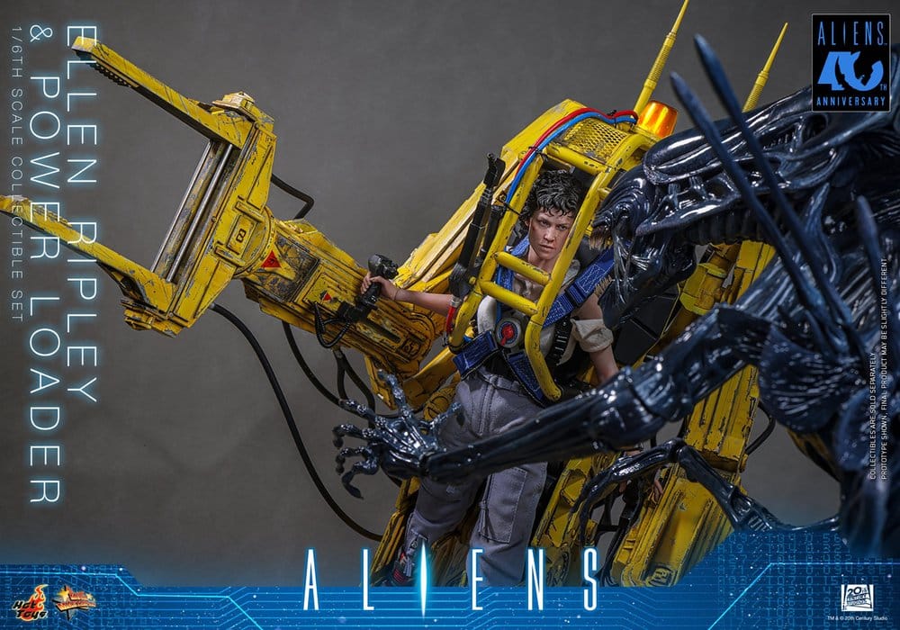 Aliens Movie Masterpiece Figure Set 1/6 Ellen Ripley and Power Loader 52 cm