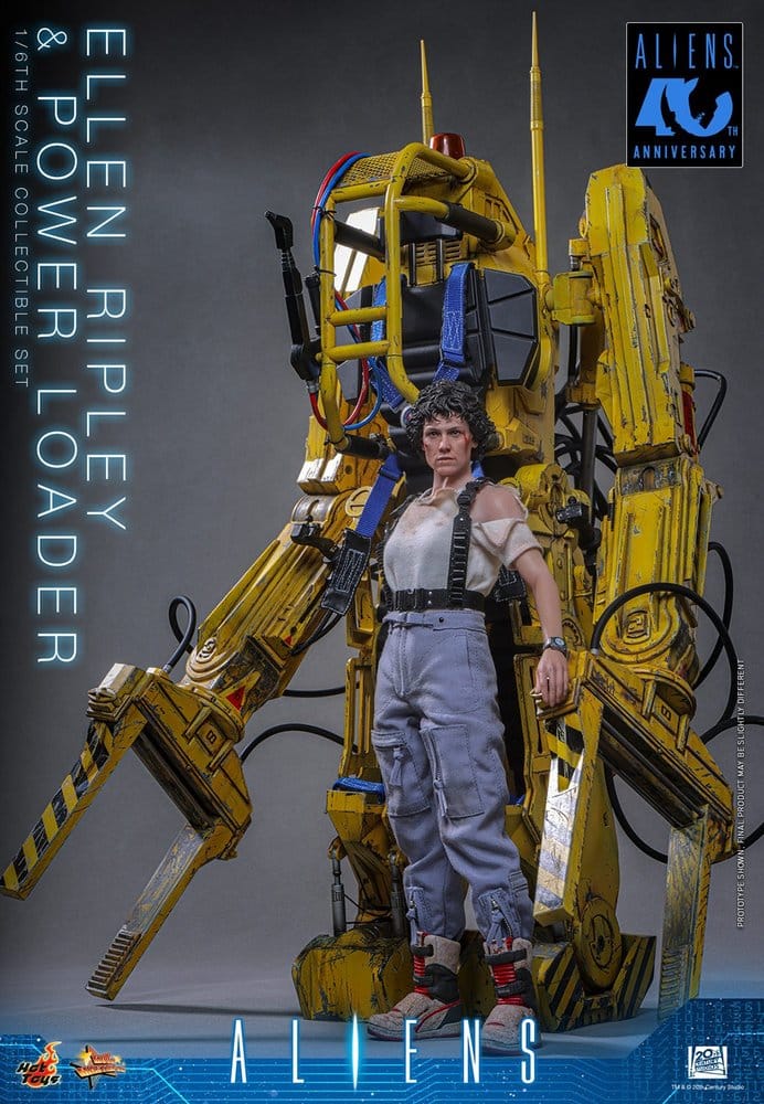 Aliens Movie Masterpiece Figure Set 1/6 Ellen Ripley and Power Loader 52 cm