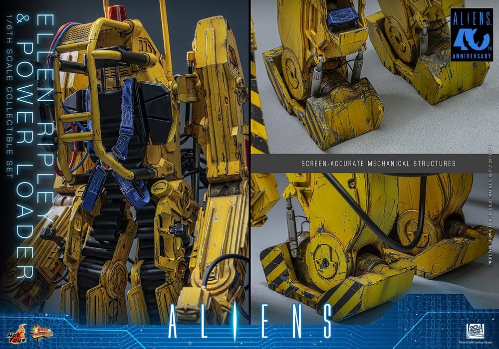 Aliens Movie Masterpiece Figure Set 1/6 Ellen Ripley and Power Loader 52 cm