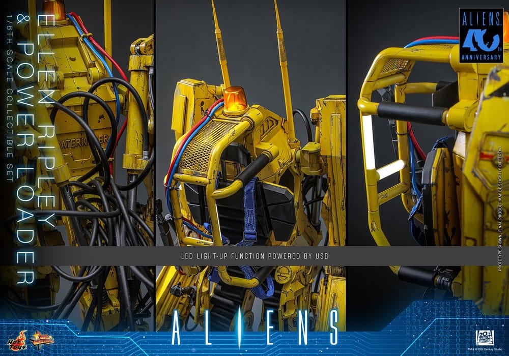 Aliens Movie Masterpiece Figure Set 1/6 Ellen Ripley and Power Loader 52 cm