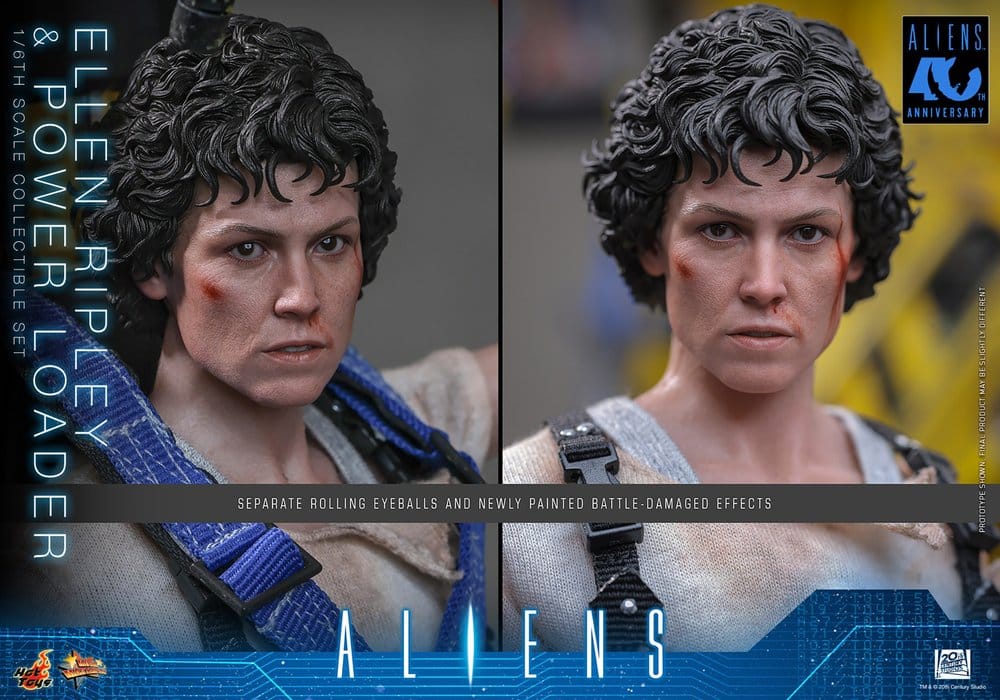 Aliens Movie Masterpiece Figure Set 1/6 Ellen Ripley and Power Loader 52 cm