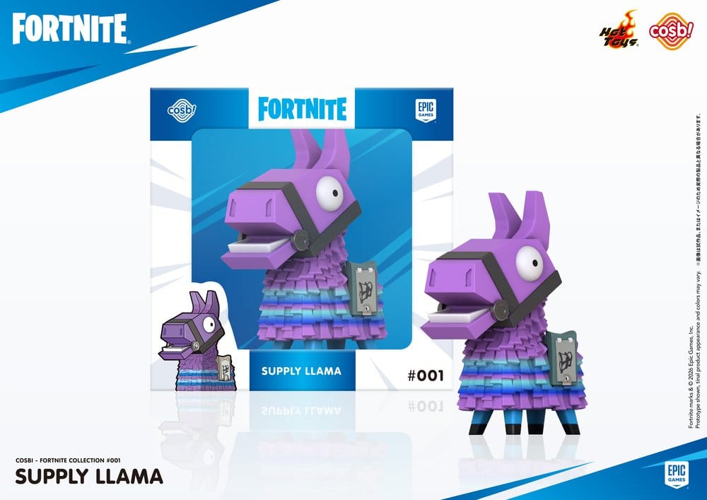 Fortnite Cosbi Mini Figure Supply Llama 8 cm