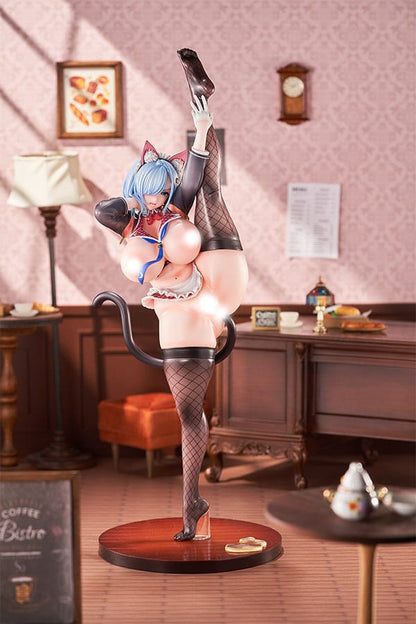Original Character Statue 1/6 Lewd Girl Y-shaped Balance - Aoi Futatsuki Tapestry Set Edition 38 cm Statues