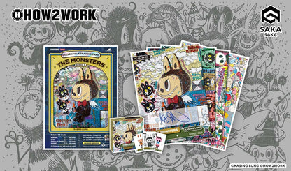 How2work Labubu Collectible Chrome Trading Cards The Monsters Series 3 (10)