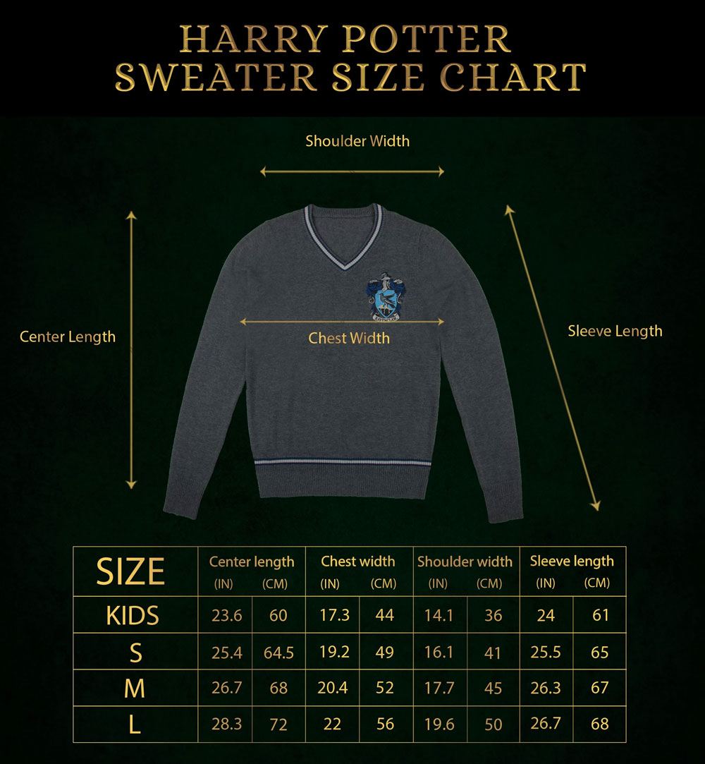Harry Potter Knitted Sweater Ravenclaw Size XL Sweaters