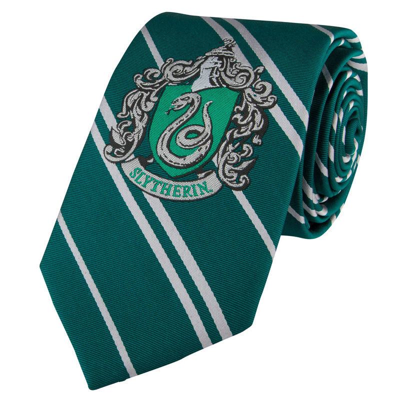 Harry Potter Woven Necktie Slytherin New Edition Cinereplicas