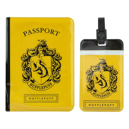 Harry Potter Passport Case & Luggage Tag Set Hufflepuff Gadgets