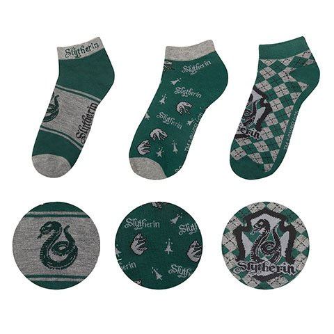 Harry Potter Ankle Socks 3-Pack Slytherin Footwear