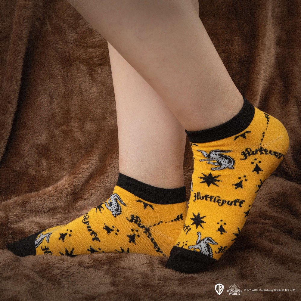 Harry Potter Ankle Socks 3-Pack Hufflepuff Footwear