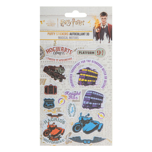 Harry Potter Puffy Sticker Magical Motors Album & stickers