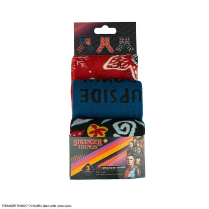 Stranger Things: Stranger Things Set of 3 Socks - FanofThings.co.uk