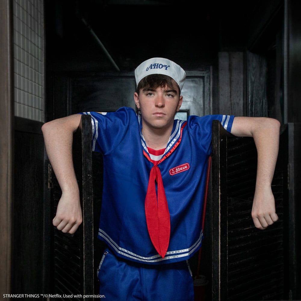 Stranger Things: Scoops Ahoy Steve Costume - FanofThings.co.uk