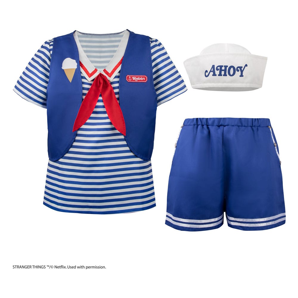 Stranger Things: Scoops Ahoy Robin Costume - FanofThings.co.uk