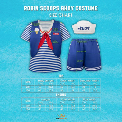 Stranger Things: Scoops Ahoy Robin Costume Costumes & Fun items
