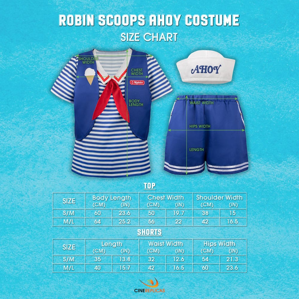 Stranger Things: Scoops Ahoy Robin Costume - FanofThings.co.uk