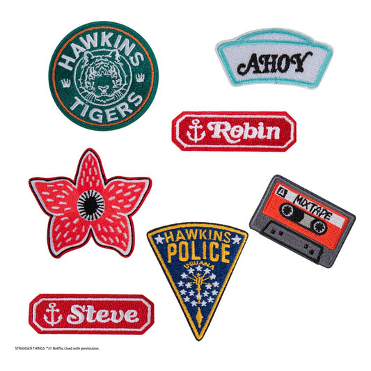 Stranger Things: Stranger Things Patches Set of 7 - FanofThings.co.uk
