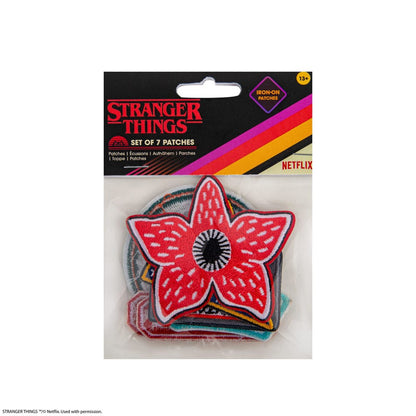 Stranger Things: Stranger Things Patches Set of 7 - FanofThings.co.uk