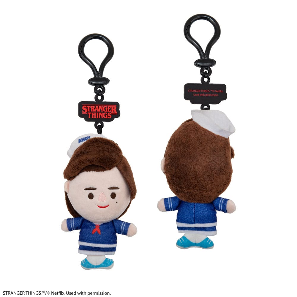 Stranger Things: Steve Scoops Ahoy Plush Keychain - FanofThings.co.uk