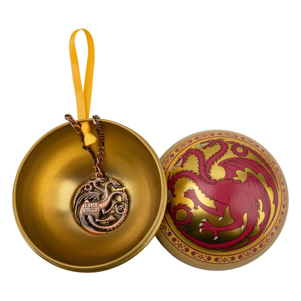 Game of Thrones Tree Ornament with Necklace Targaryen Footwear