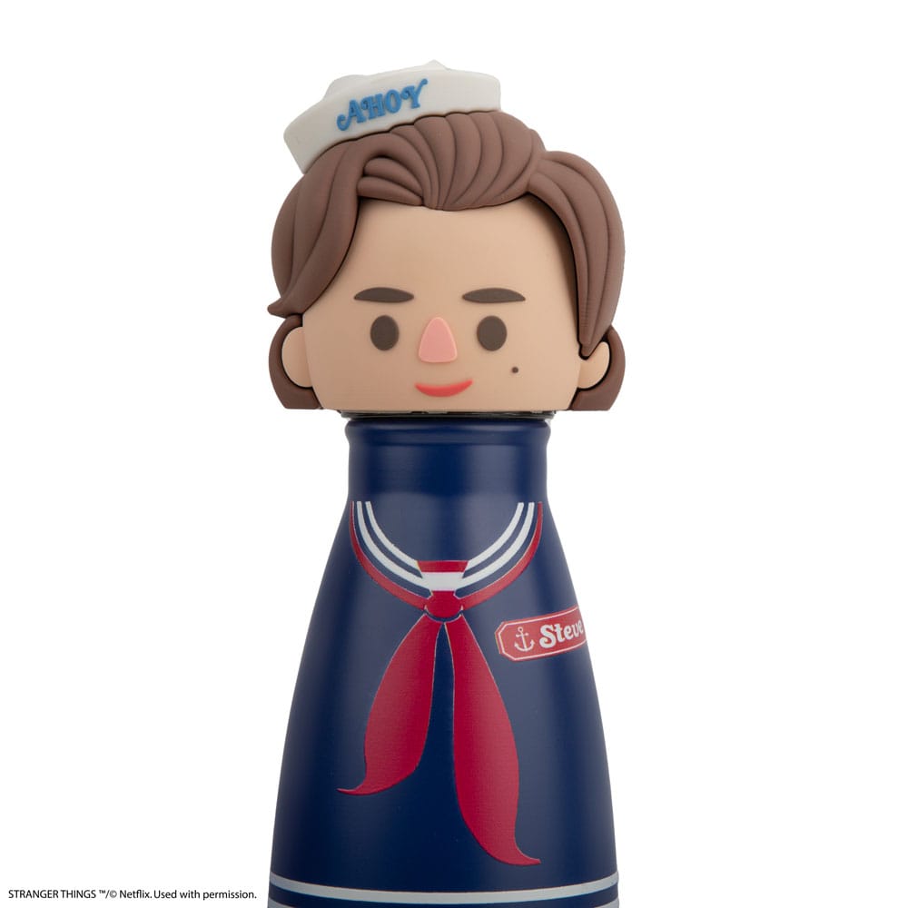 Stranger Things Water Bottle Scoops Ahoy Steve 500 ml - FanofThings.co.uk