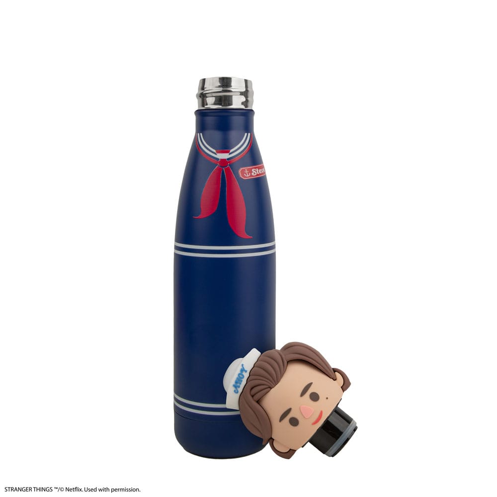 Stranger Things Water Bottle Scoops Ahoy Steve 500 ml - FanofThings.co.uk