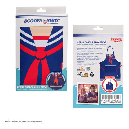Stranger Things Apron Scoops Ahoy Steve Cinereplicas