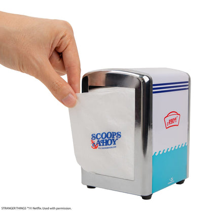 Stranger Things Napkin Dispenser set Scoops Ahoy - FanofThings.co.uk
