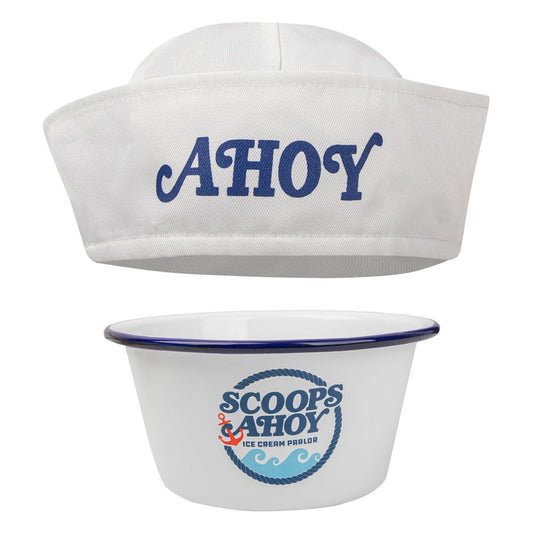 Stranger Things Ice Cream Bowl with Sailor Hat Scoops Ahoy - FanofThings.co.uk