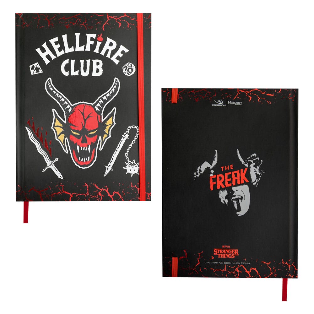 Stranger Things Notebook Hell Fire Club - FanofThings.co.uk