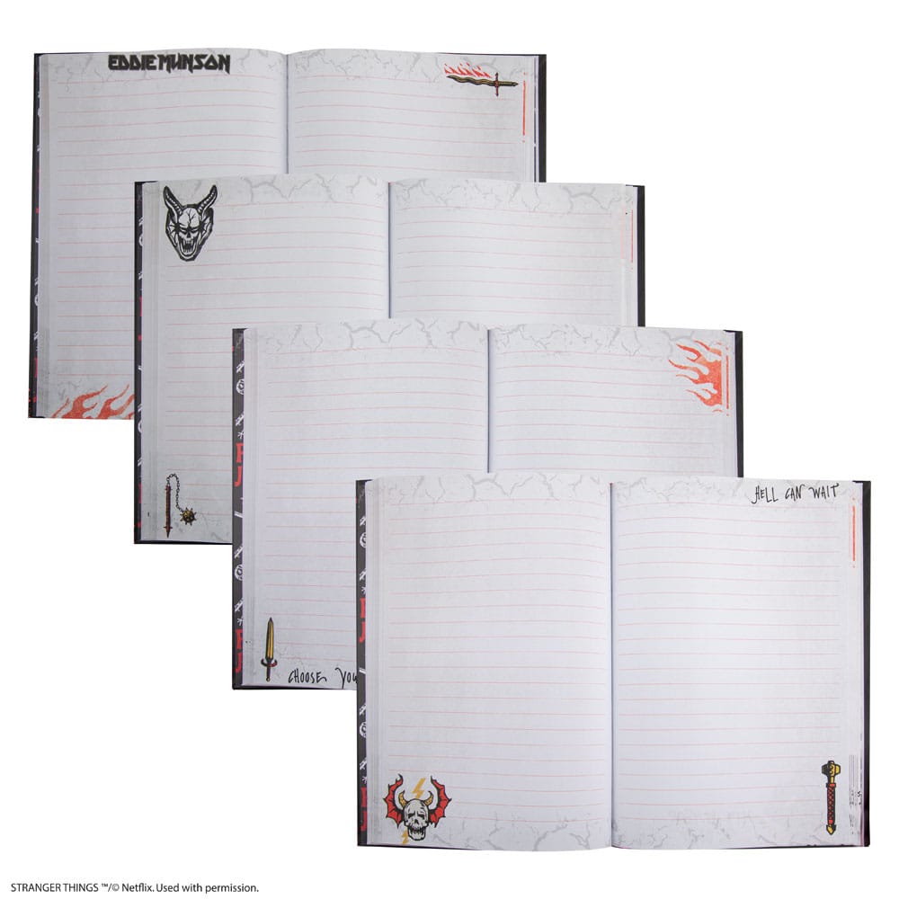 Stranger Things Notebook Hell Fire Club - FanofThings.co.uk