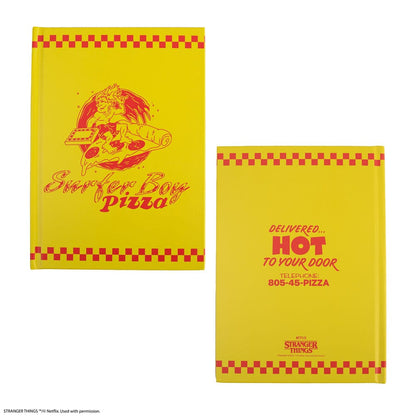 Stranger Things Notebook Surfer Boy Pizza Hardcover - FanofThings.co.uk
