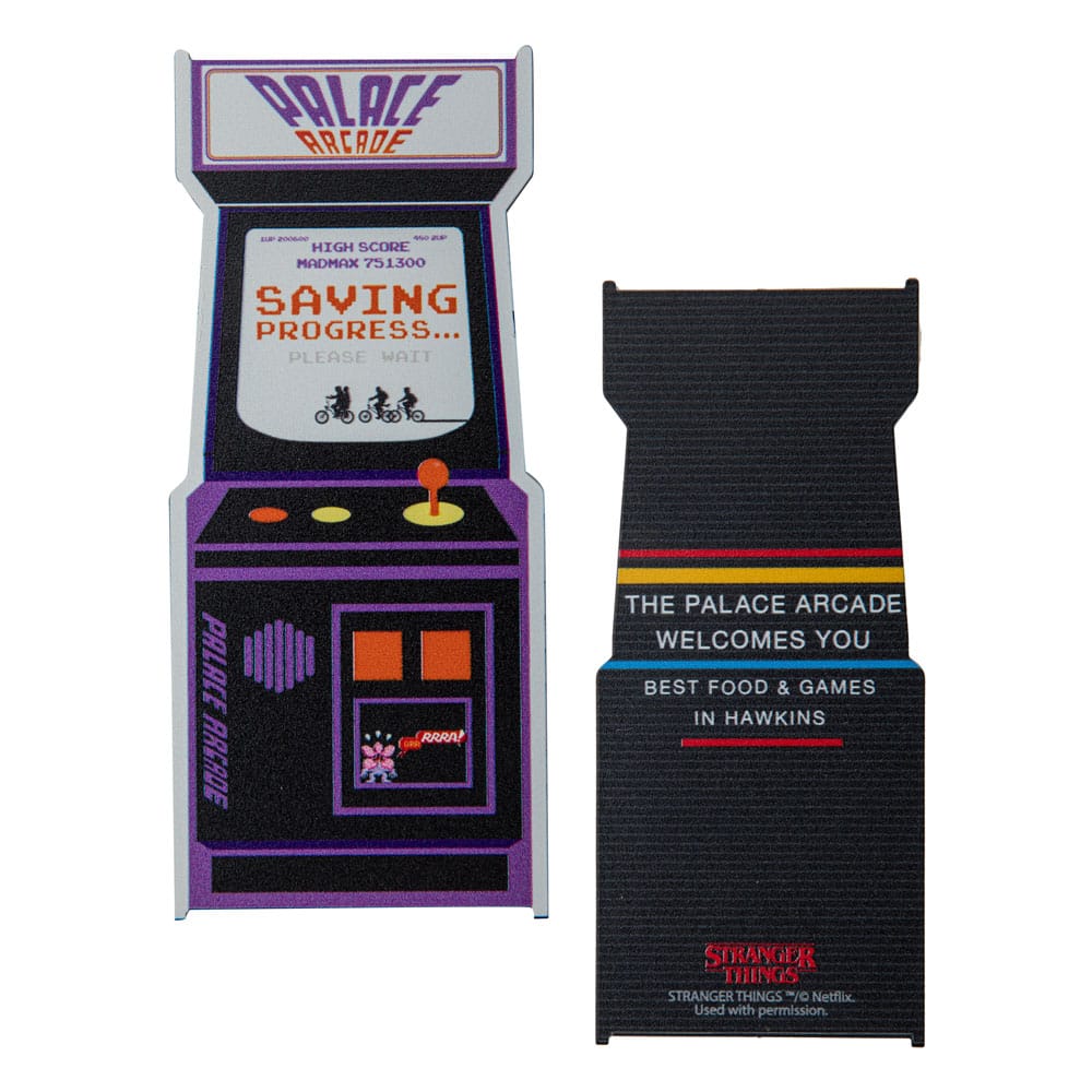 Stranger Things Bookmark Arcade Metal Cinereplicas