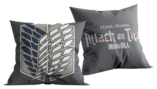Attack on Titan (Final Season) Pillow Grau 40x40 cm