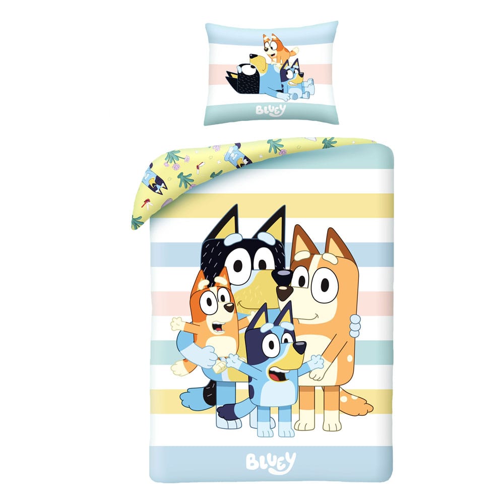 Bluey Duvet Set Ver. 2 140 x 200 cm / 70 x 90 cm Blankets & Duvets