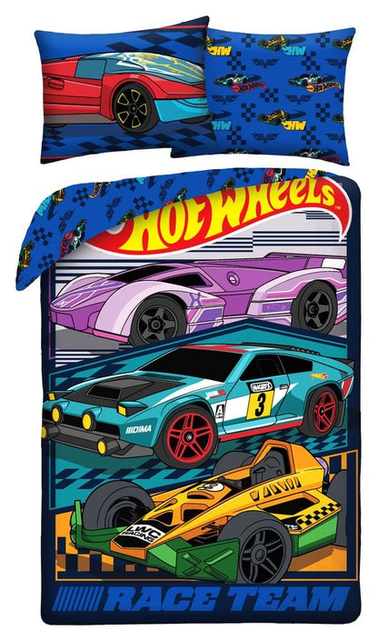Hot Wheels Duvet Set Ver. 1 140 x 200 cm / 70 x 90 cm
