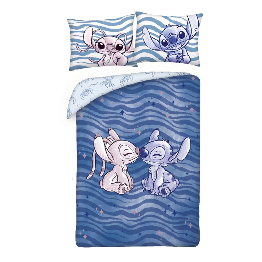 Lilo & Stitch Duvet Set Stitch & Angel Waves 140 x 200 cm / 70 x 90 cm Blankets & Duvets