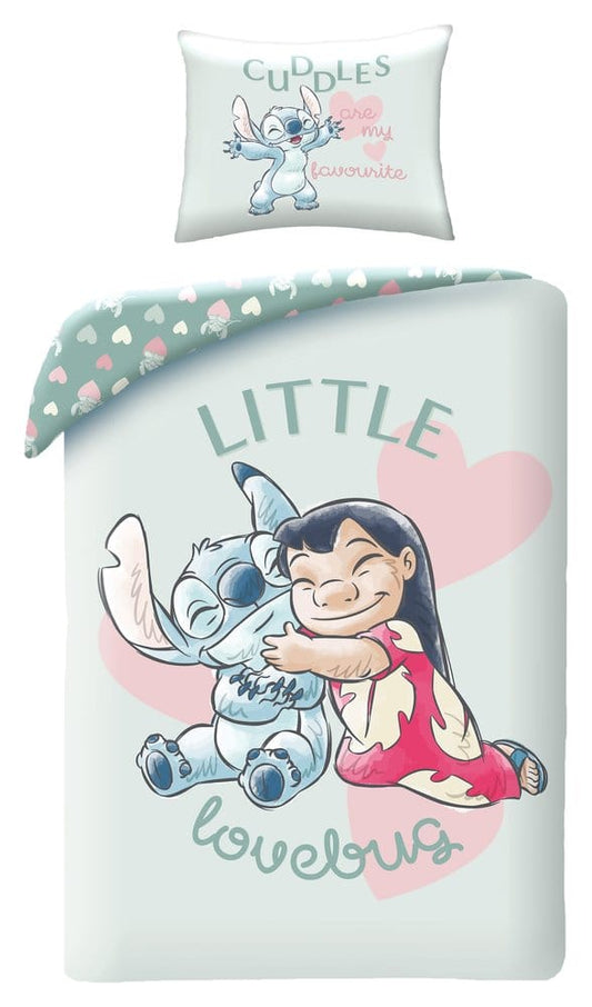 Lilo & Stitch Duvet Set Little Lovebug 140 x 200 cm / 70 x 90 cm
